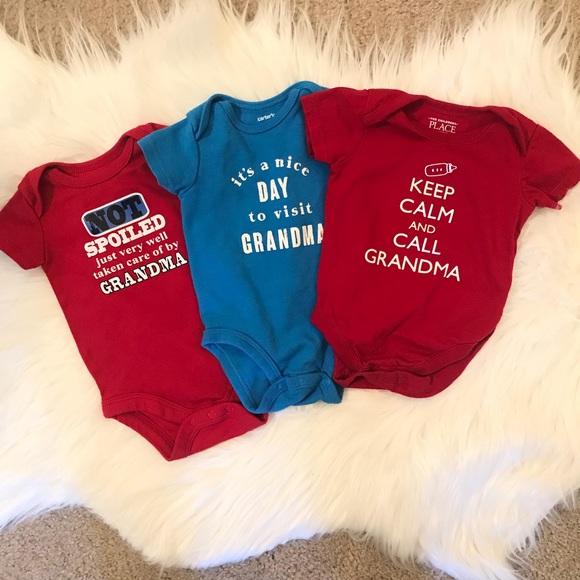 baby boy grandma onesies